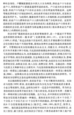 当代中国社会分层读后感1000字