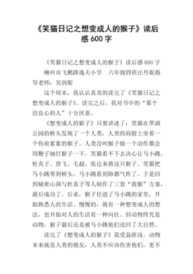 混乱的猴子读后感摘抄