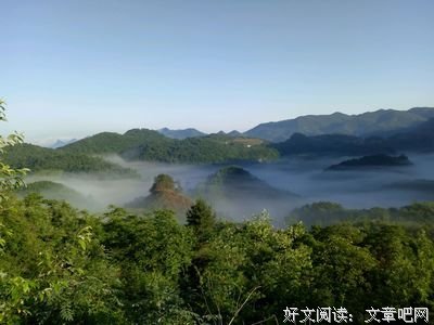 一家实出流景的优美句子