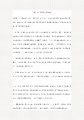 美句优美的句子