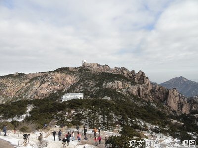黄山免票，人山人海
