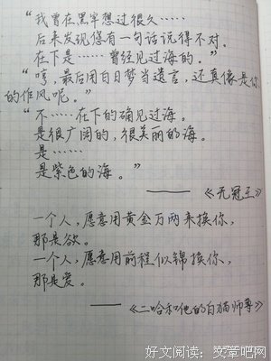 耽美百合优美的句子