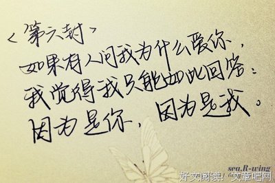 懵懂爱情句子大全