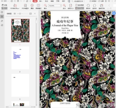 《瘟疫年纪事》读后感1000字