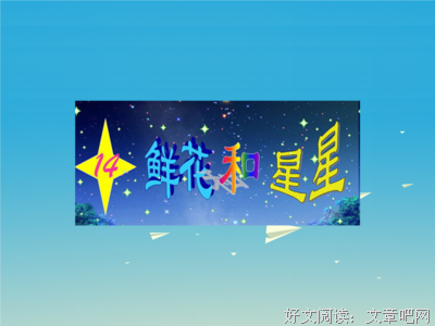 《星星上的花》经典的句子