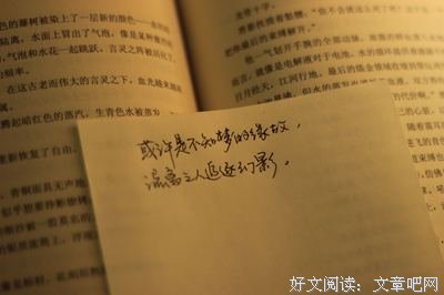 我的文艺生小是好的句子