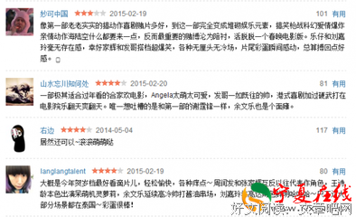 《下半城风云》经典影评集