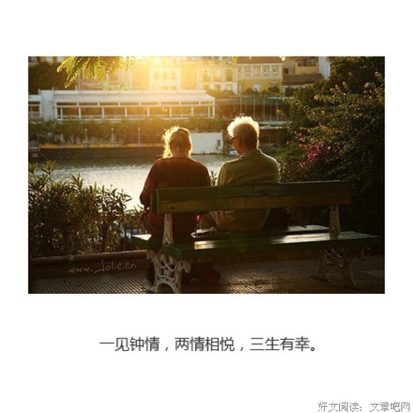 一见钟情优美的句子