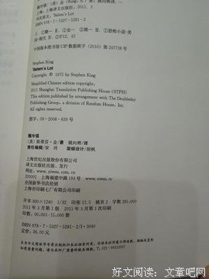 撒冷镇读后感1000字