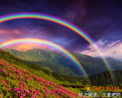 雨年夫为只年彩虹句子大全