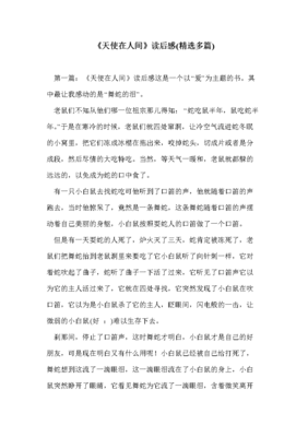 《背负污名的天使》读后感精选