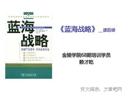 《蓝海战略》经典读后感有感