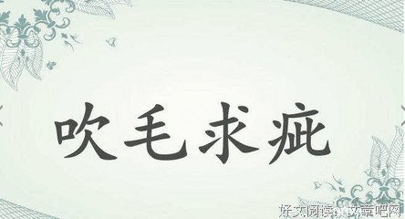 吹毛求疵的语句摘抄_关于吹毛求疵的语句