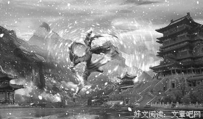 雪中悍刀走以地只的优美句子
