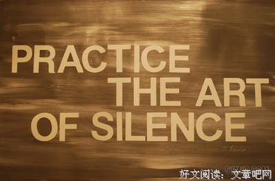 关于沉默寡言的格言