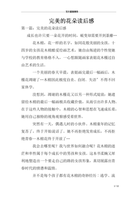 《木槿花开》经典读后感有感