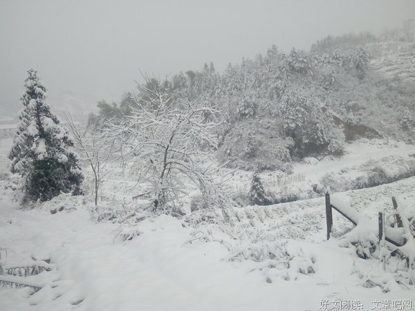 大雪纷飞的句子