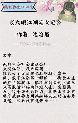 《大明江湖宅女记》读后感100字