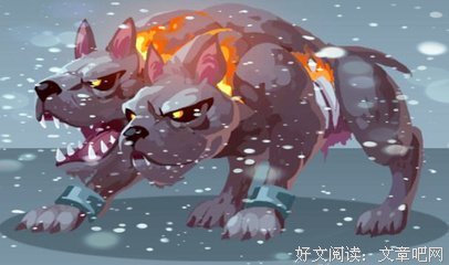两张嘴，一只狗优美的句子