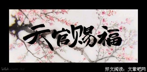 《天官赐福》读后感100字