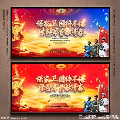 有关保家卫国的美句摘抄