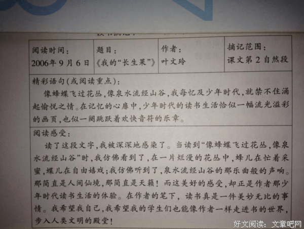 有关摘录的句子