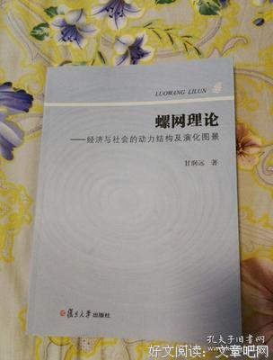 螺网理论--经济与社会的动力结构及演化图景读后感摘抄