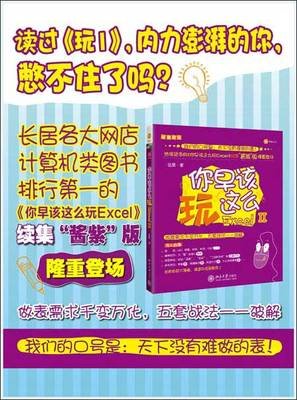 你早该这么玩excel（WiFi版）读后感1000字