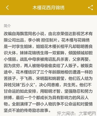 《木槿花西月锦绣1》读后感1000字