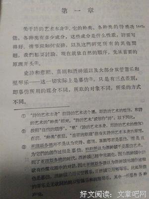 诗学 诗艺的读后感大全