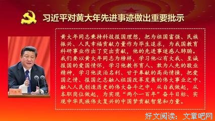 《黄大年》的观后感大全