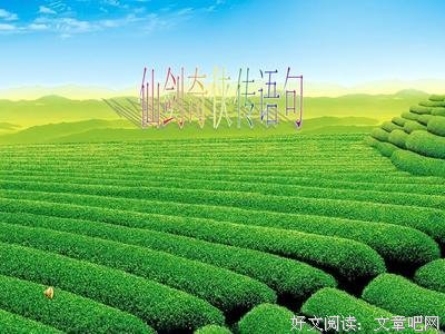 仙剑奇侠传的优美句子