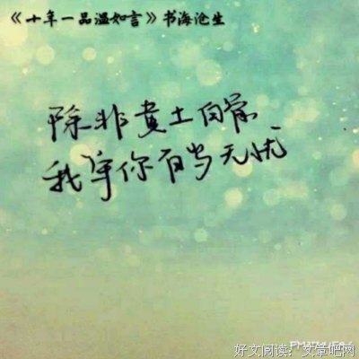 就作年一品温如言句子