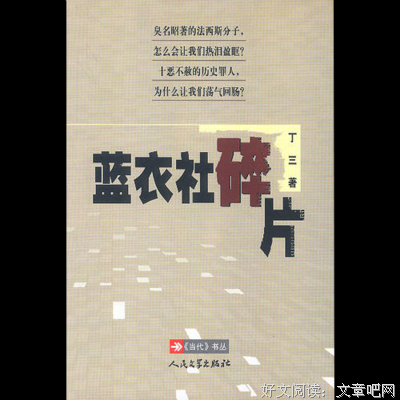 《蓝衣社碎片》读后感1000字