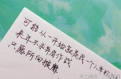 原谅我的不善言辞优美的句子