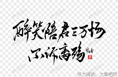 关于不诉离殇的句子