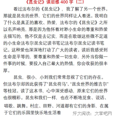 出小镇记读后感100字