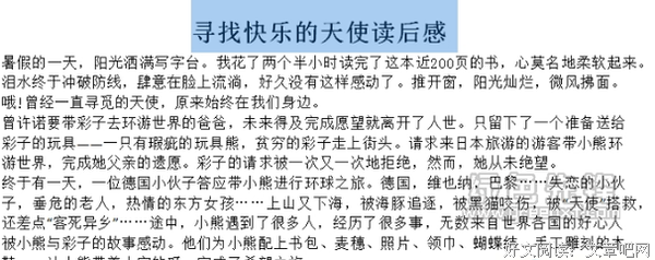 《天使小巷之谜》经典读后感有感