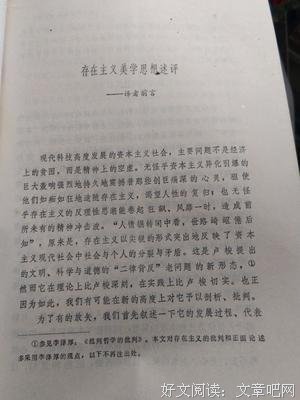 《存在主义救了我》经典读后感有感
