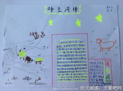 一钩新月天如水：现代作家萧红的三维品鉴读后感锦集