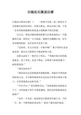 《失踪的总统》读后感锦集
