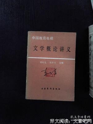 文学概论讲义读后感100字