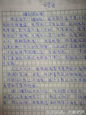《有爱》的读后感大全