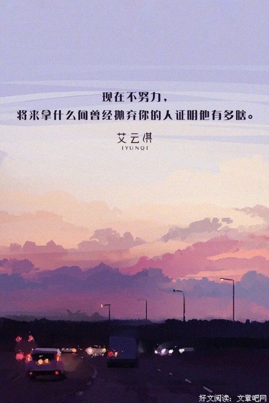《你有多努力的现在，就有多不惧的未来》读后感摘抄