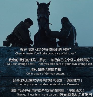 《战马》观后感摘抄