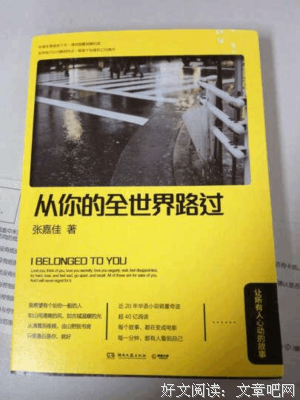 你的世界总有一个我的读后感大全