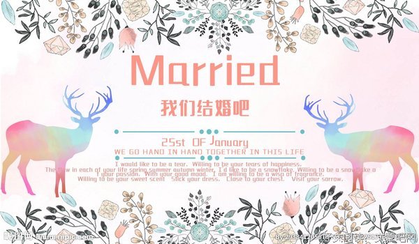 《咱们结婚吧》的句子
