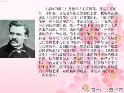 尼采诗集读后感1000字