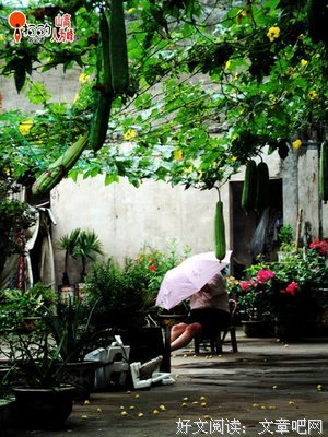 《夏日庭院》名句欣赏