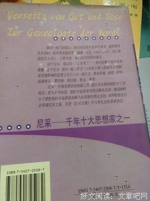 论道德的谱系读后感100字